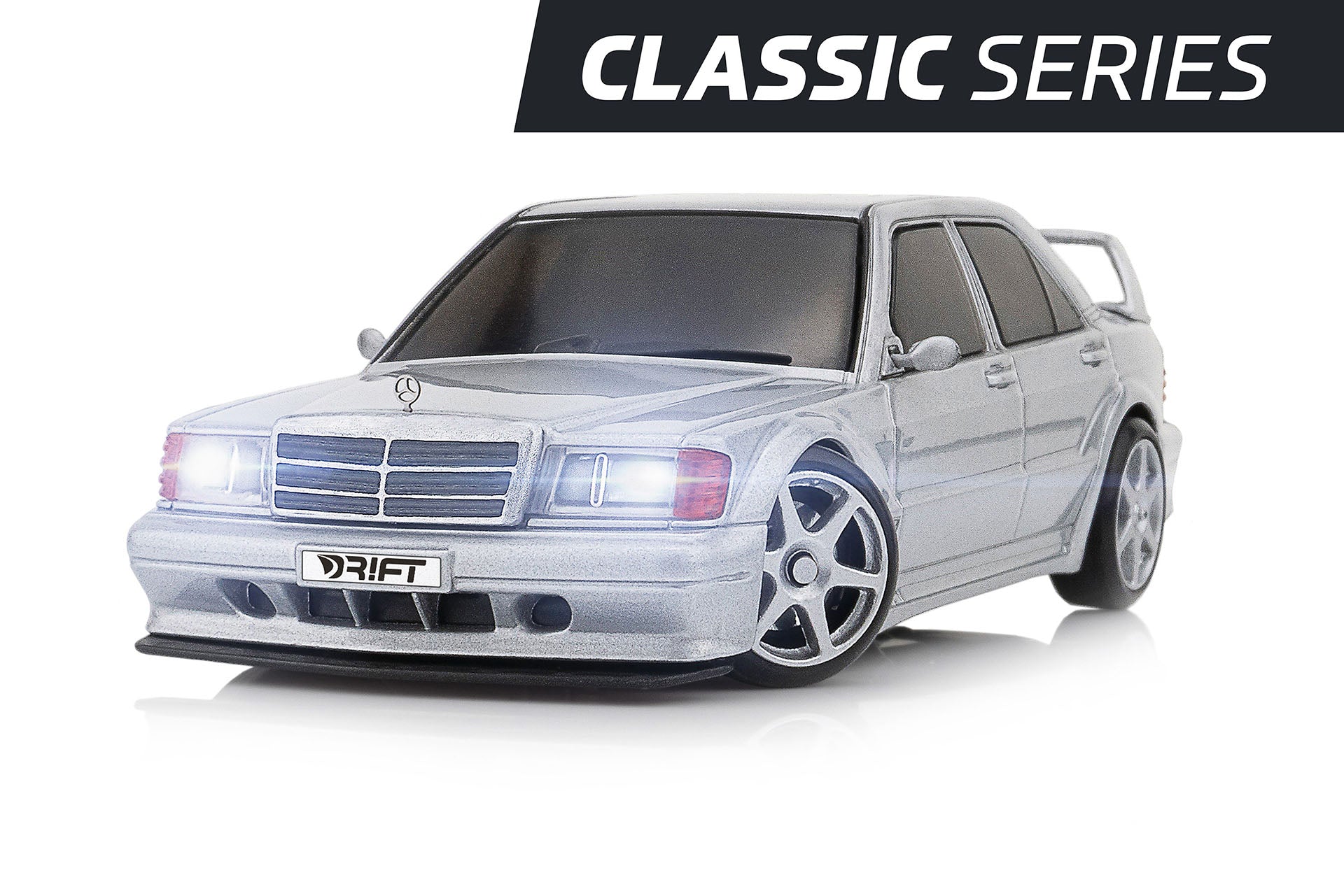 DR!FT-Mercedes 190 Evo 2 - Astral-Silber