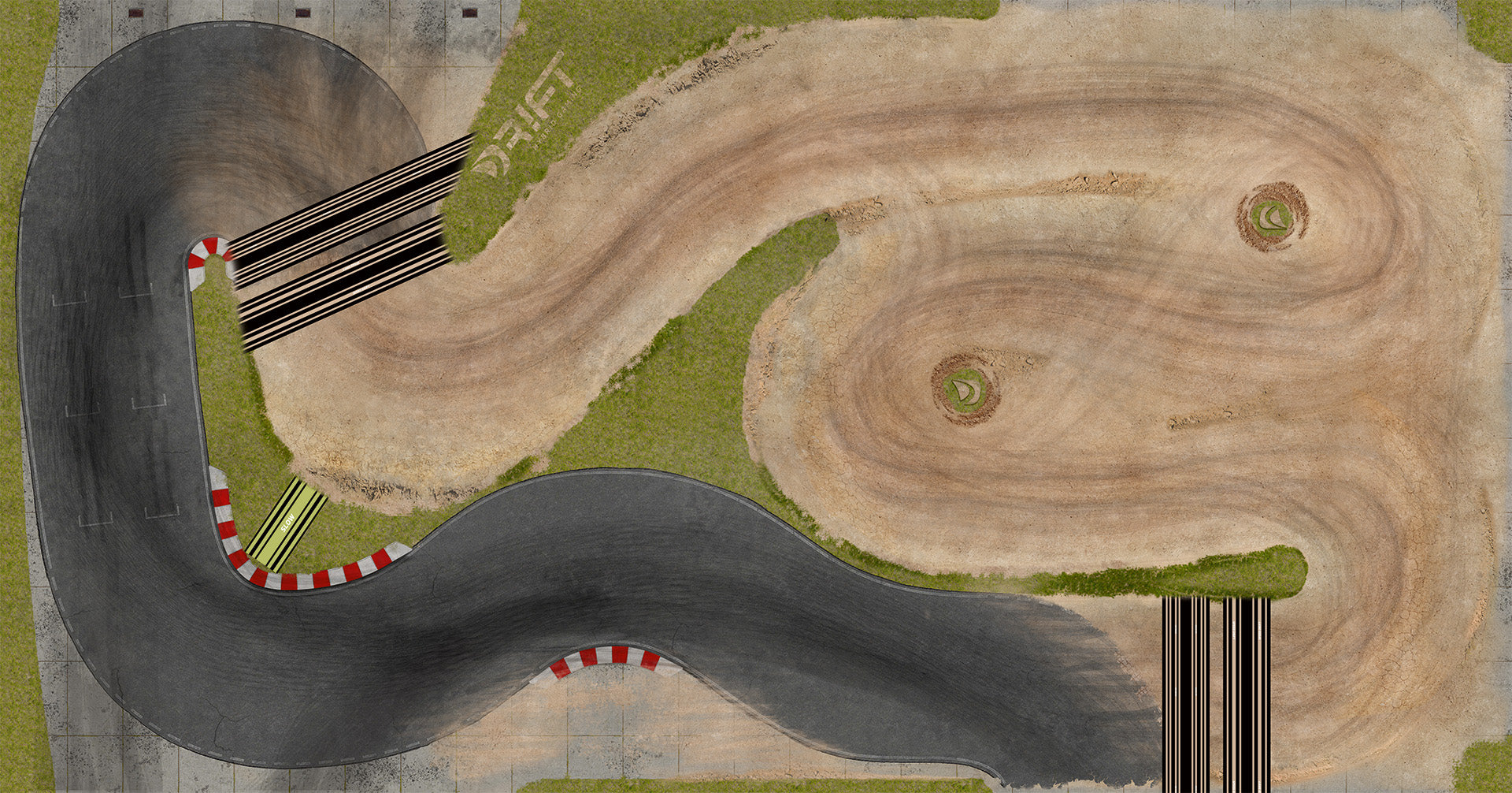 DR!FT Rennstrecke Rally Land PRO (140x270cm)