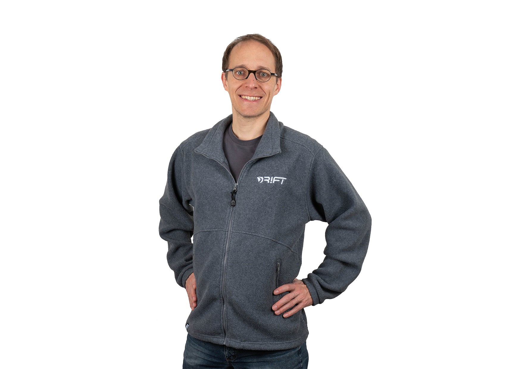 HYBRID GAMING Fleecejacke - grey